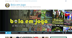 Desktop Screenshot of bolaemjogo.com.br